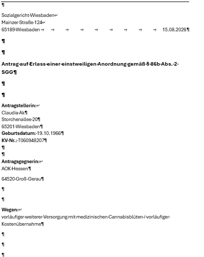 Eilantrag